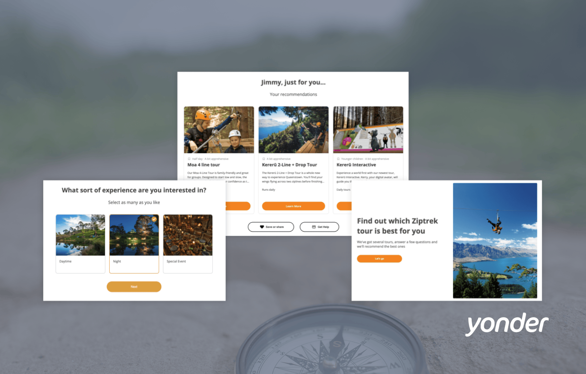 Yonder Recommend Quiz drives bookings and conversions