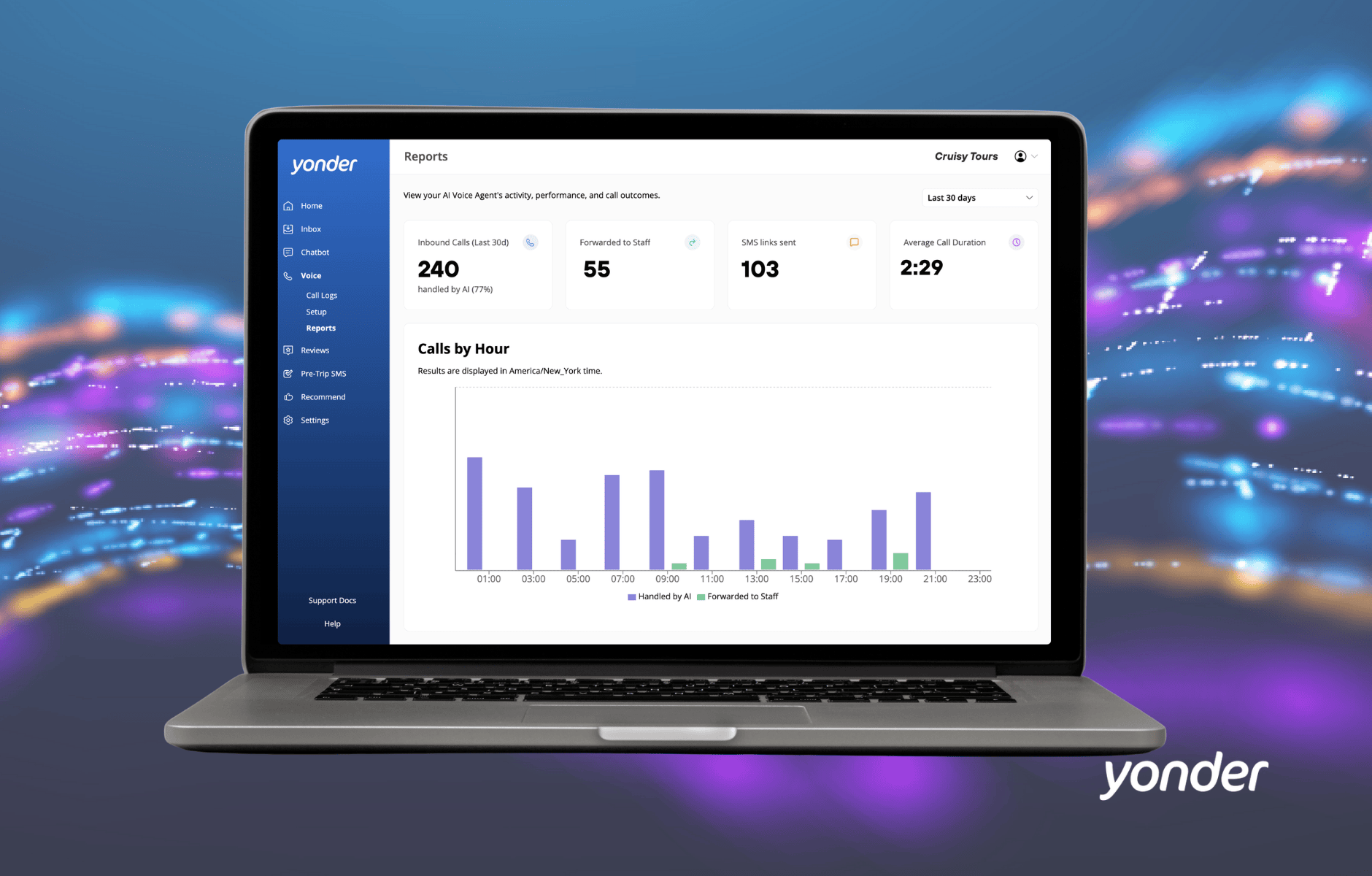 Yonder customers have access to the new AI Voice Agent!