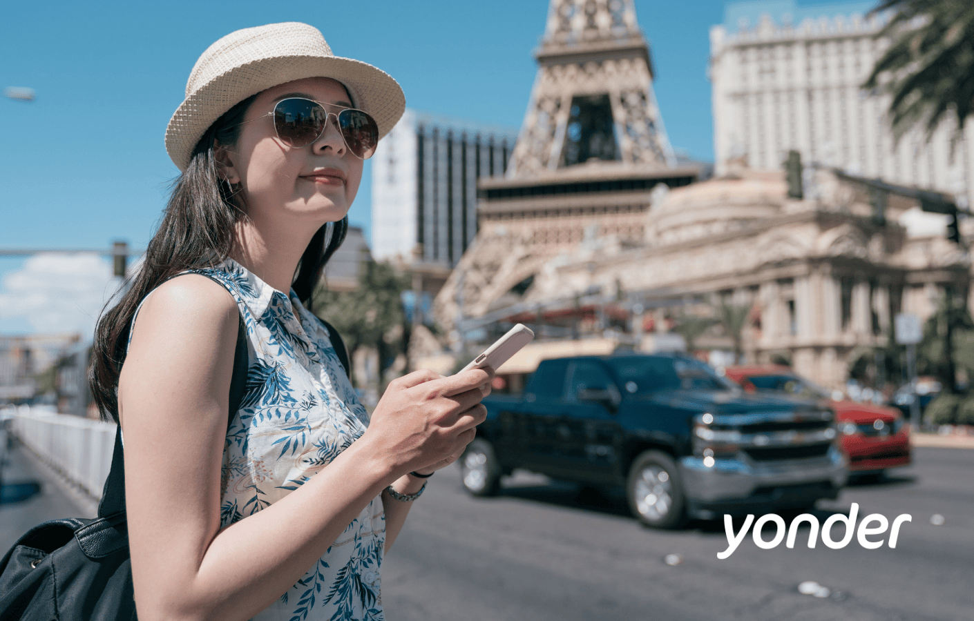 Summer tourists enjoying vacation